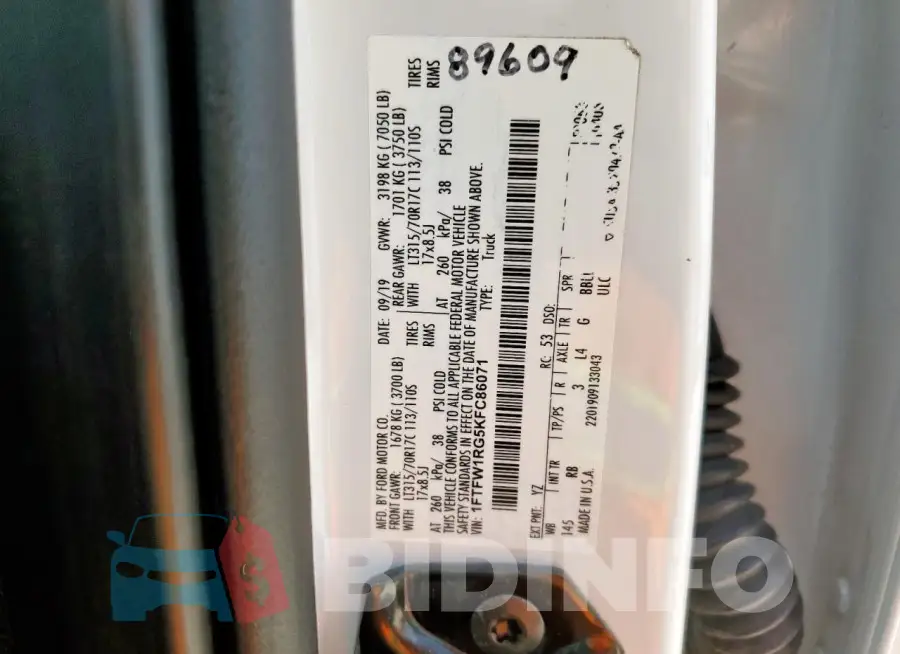 1FTFW1RG5KFC86071 Photo# 12