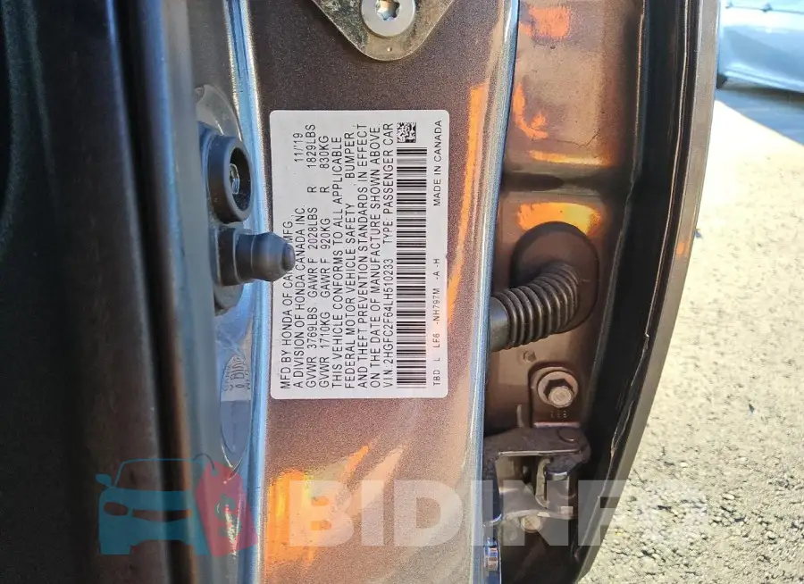 2HGFC2F64LH510233 Photo# 12