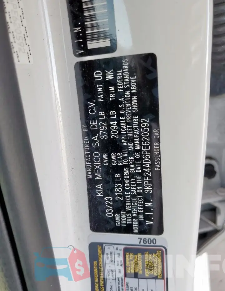 3KPF24AD6PE620592 Photo# 12