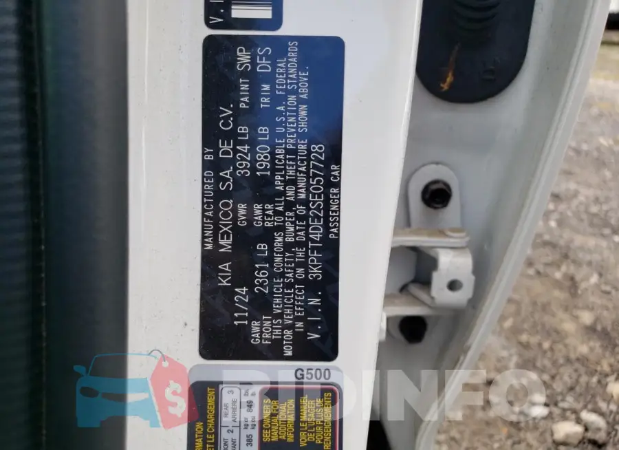 3KPFT4DE2SE057728 Photo# 12