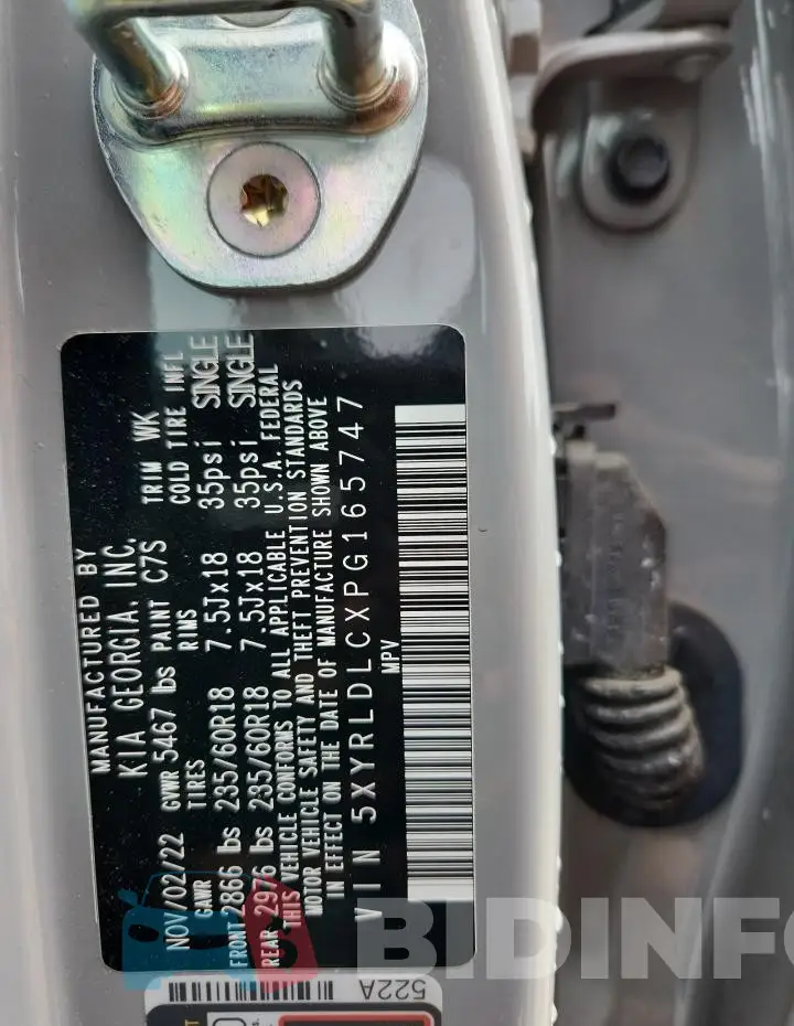 5XYRLDLCXPG165747 Photo# 12