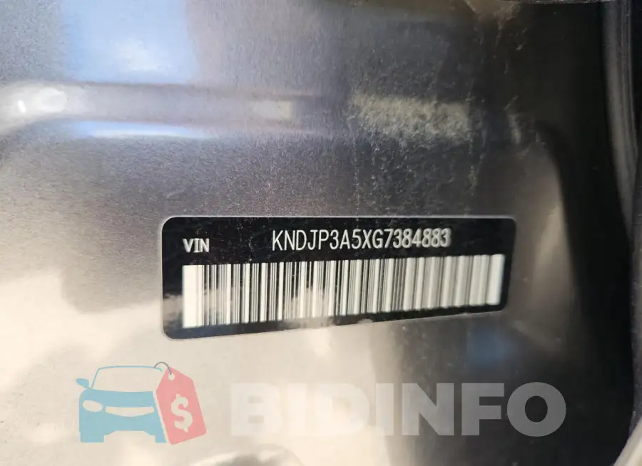 KNDJP3A5XG7384883 Photo# 12