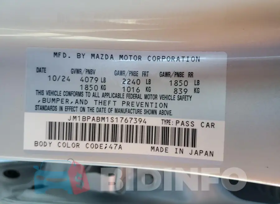 JM1BPABM1S1767394 Photo# 12