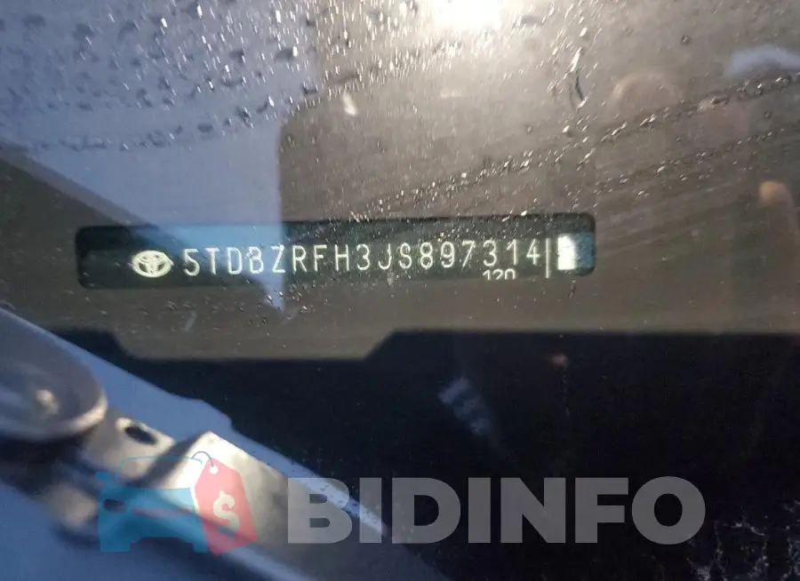 5TDBZRFH3JS897314 Photo# 13