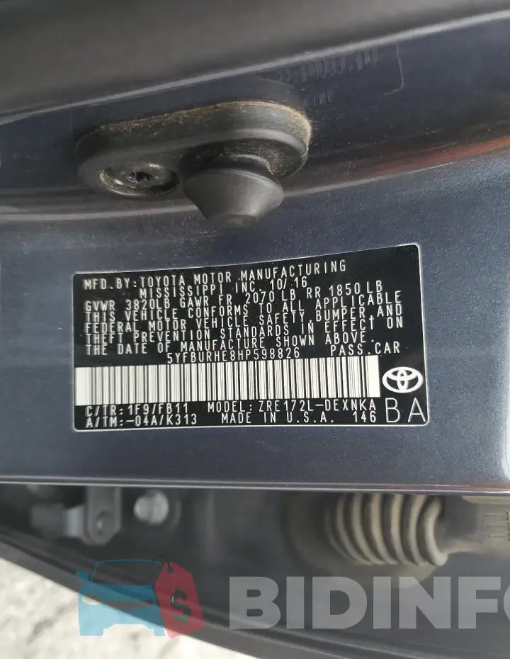 5YFBURHE8HP598826 Photo# 12