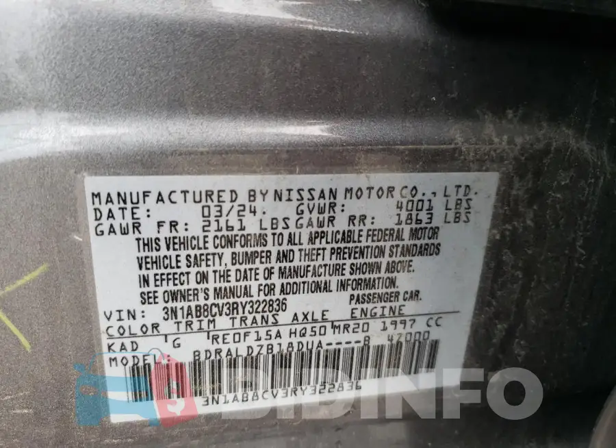 3N1AB8CV3RY322836 Photo# 12