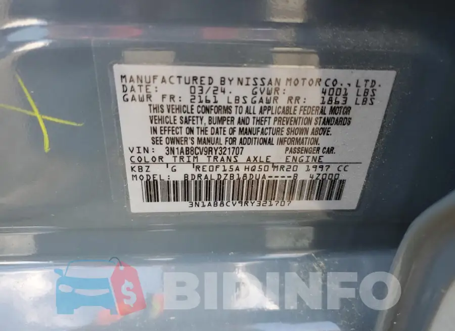 3N1AB8CV9RY321707 Photo# 12