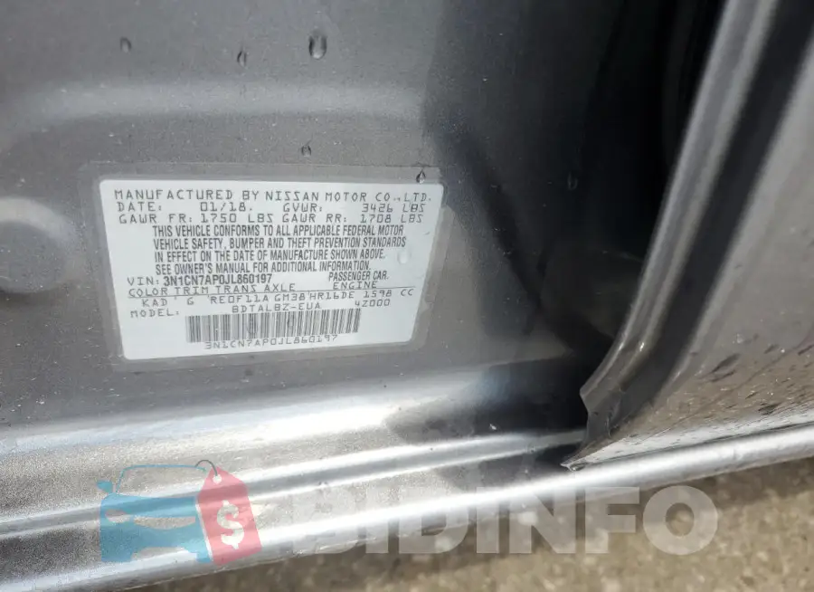 3N1CN7AP0JL860197 Photo# 12