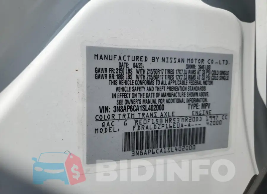 3N8AP6CA1SL402000 Photo# 13