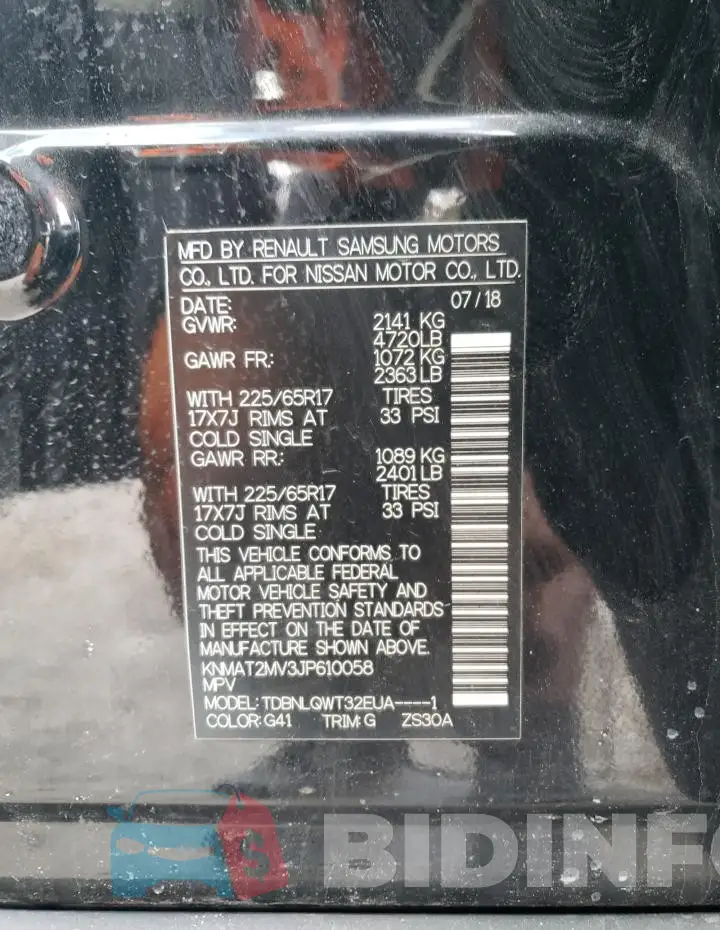 KNMAT2MV3JP610058 Photo# 13