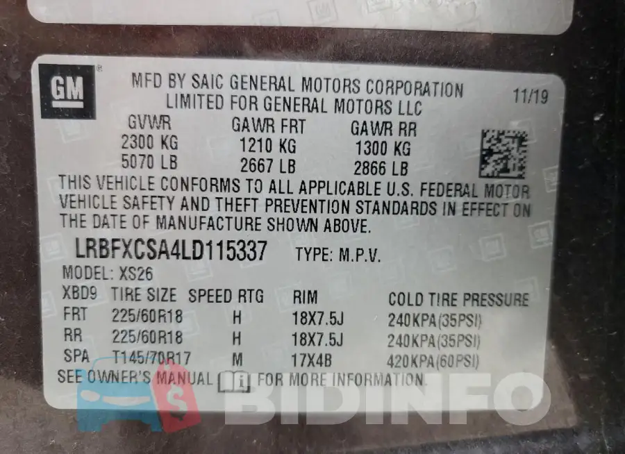 LRBFXCSA4LD115337 Photo# 13