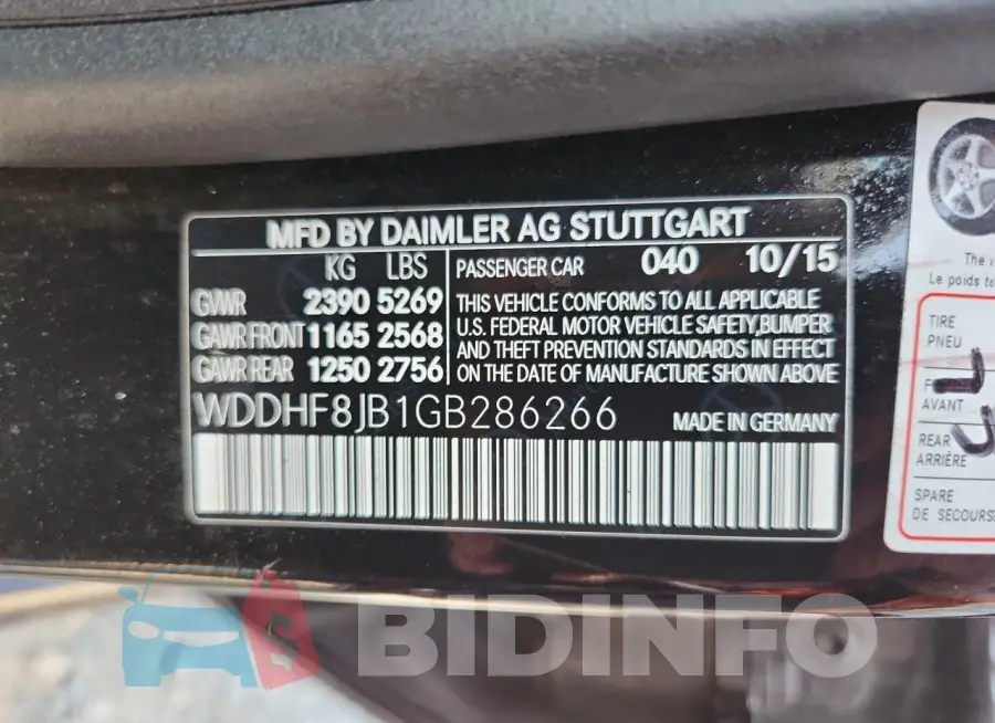 WDDHF8JB1GB286266 Photo# 13