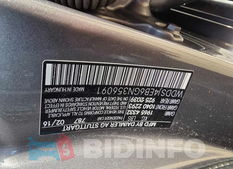 WDDSJ4EB6GN356091 Photo# 10