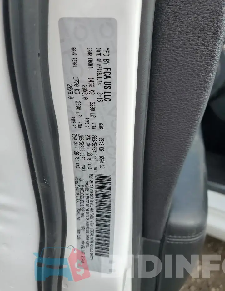 1C4RDJDG8HC611722 Photo# 13