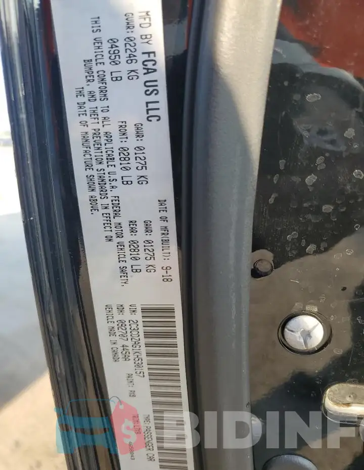 2C3CDZAG1KH530157 Photo# 13