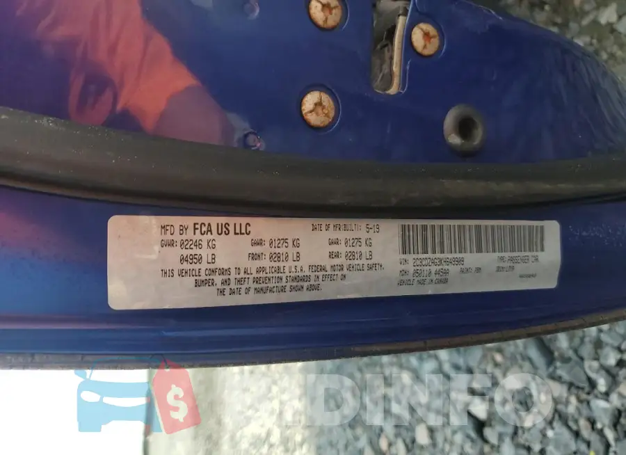 2C3CDZAG3KH649909 Photo# 12