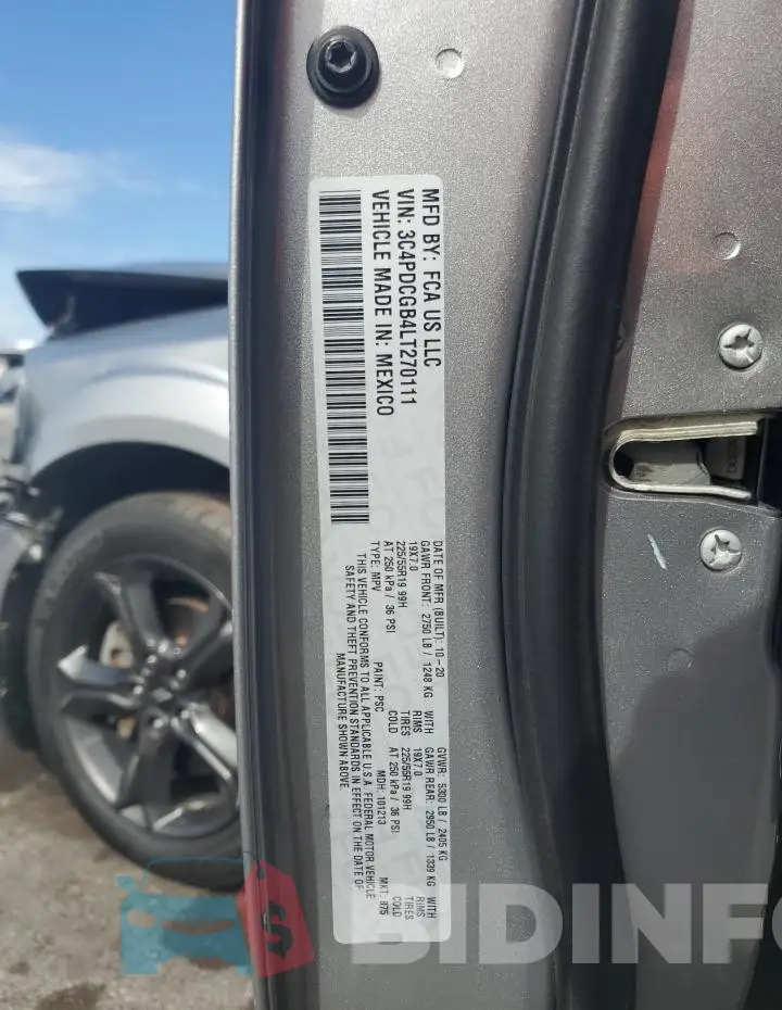 3C4PDCGB4LT270111 Photo# 13