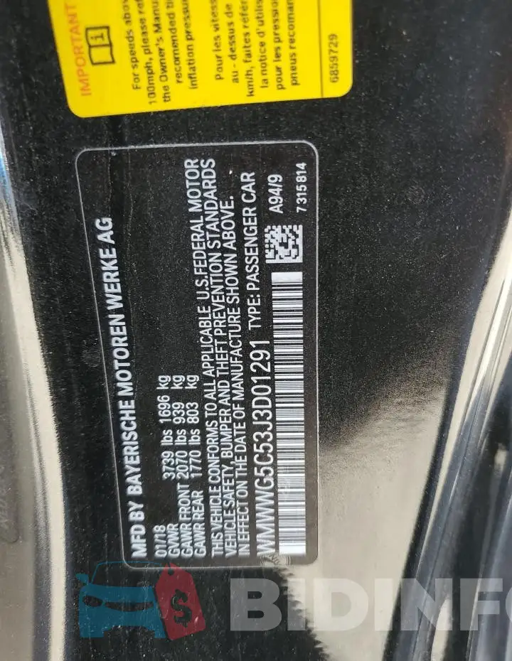 WMWWG5C53J3D01291 Photo# 13