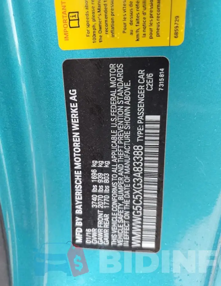 WMWWG5C5XG3A83388 Photo# 12