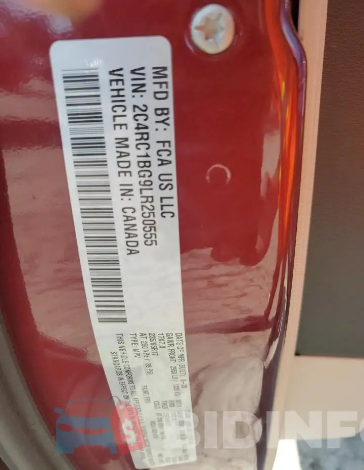 2C4RC1BG9LR250555 Photo# 13