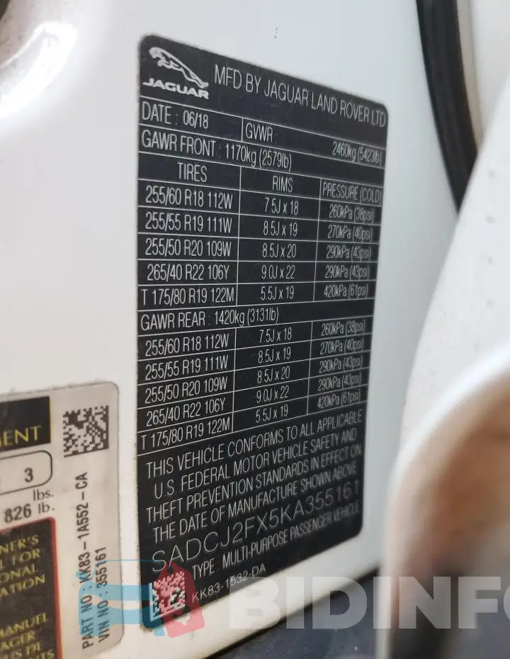 SADCJ2FX5KA355161 Photo# 14