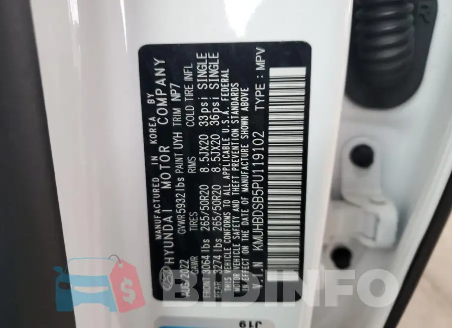 KMUHBDSB5PU119102 Photo# 12