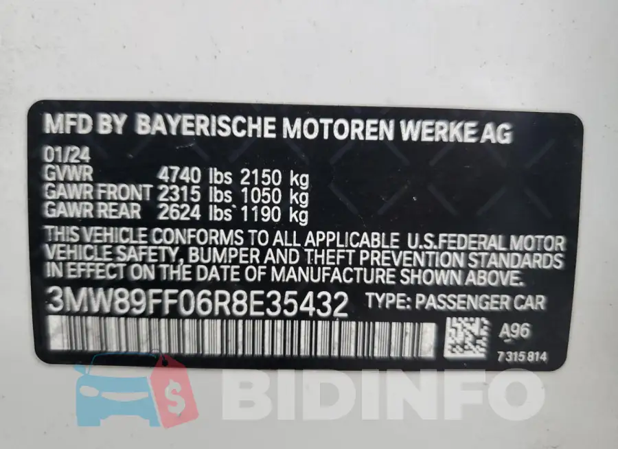 3MW89FF06R8E35432 Photo# 12