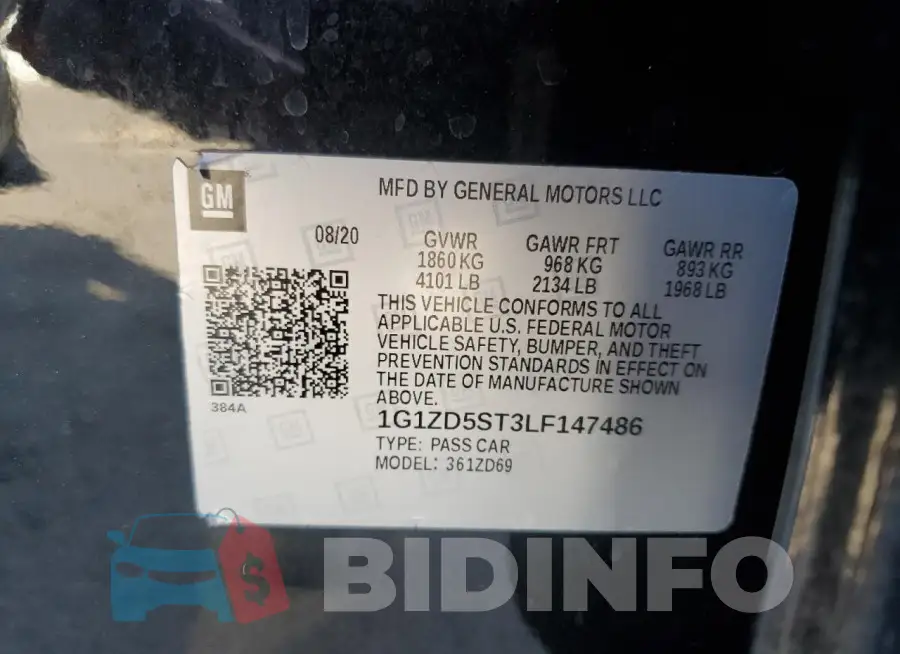 1G1ZD5ST3LF147486 Photo# 12