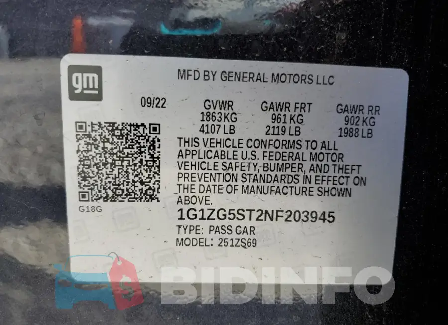 1G1ZG5ST2NF203945 Photo# 13