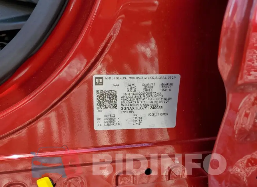 3GNAXHEG7SL240955 Photo# 13