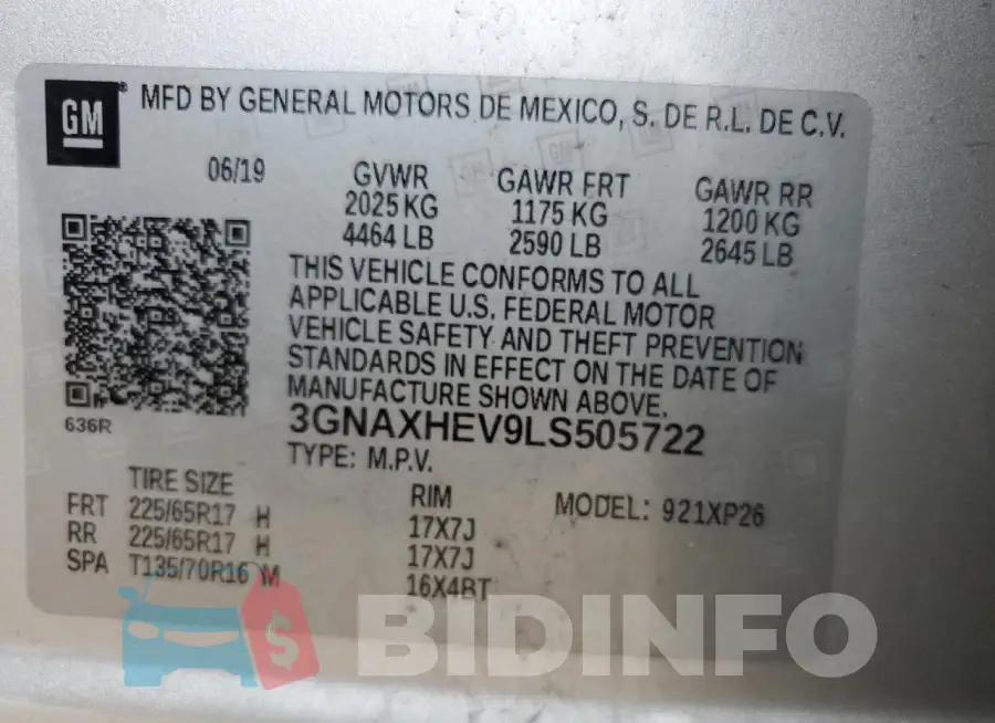 3GNAXHEV9LS505722 Photo# 13