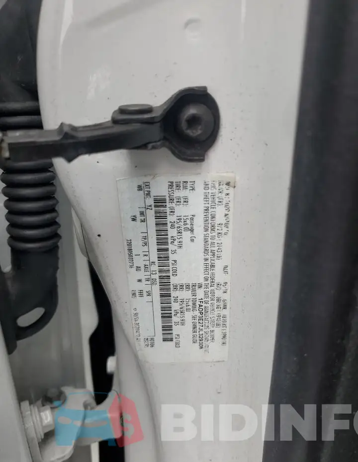 1FADP3E27JL329308 Photo# 12