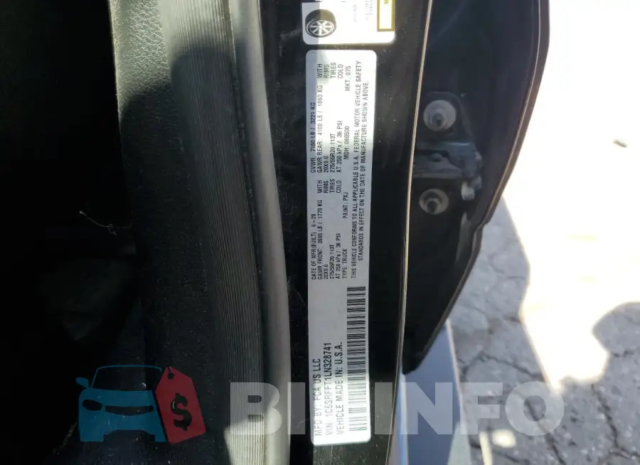 1C6SRFFT1LN328741 Photo# 12