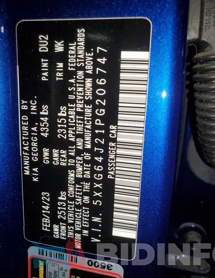 5XXG64J21PG206747 Photo# 12