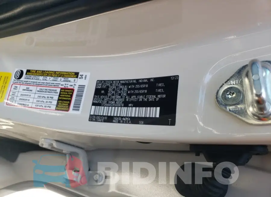 5TDAAAA52RS009018 Photo# 13