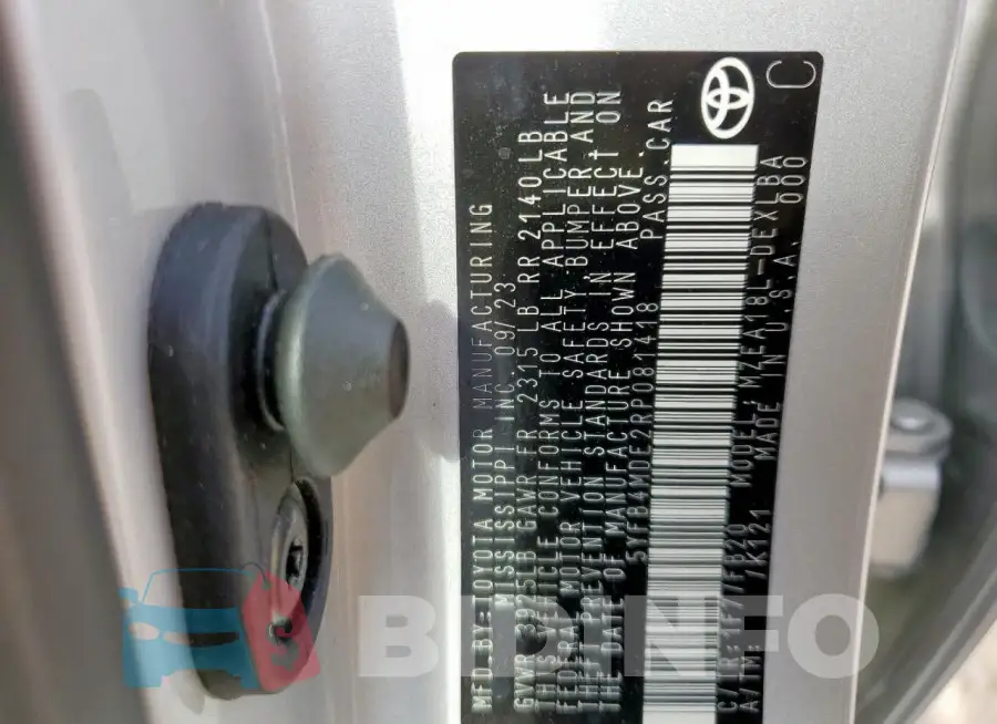 5YFB4MDE2RP081418 Photo# 12