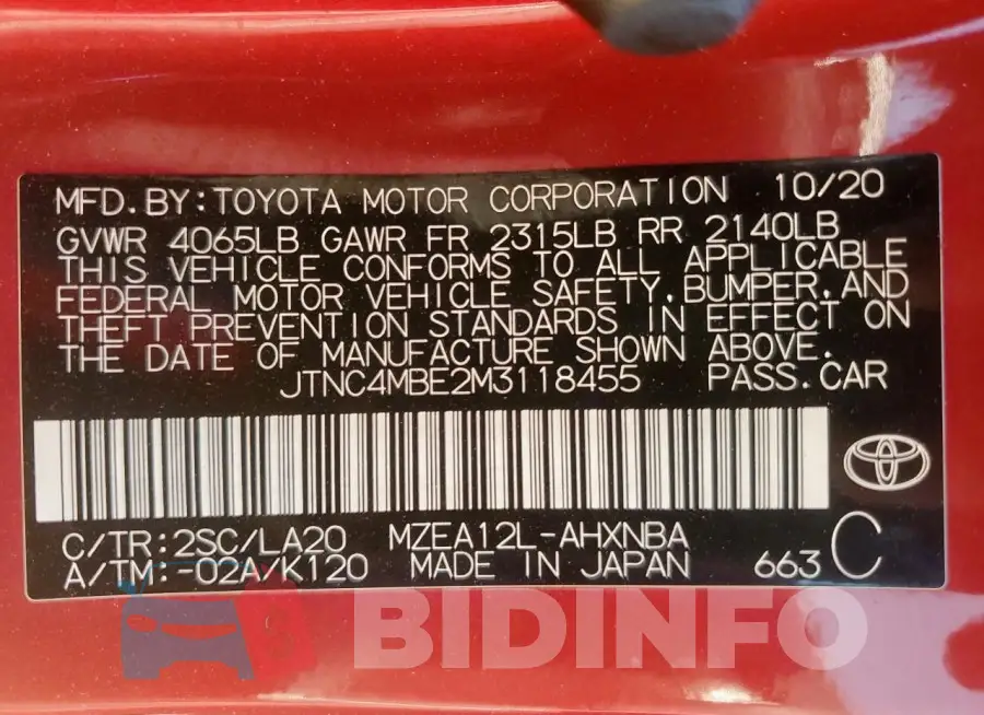 JTNC4MBE2M3118455 Photo# 12