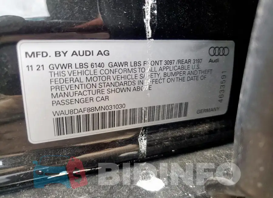 WAU8DAF88MN031030 Photo# 13