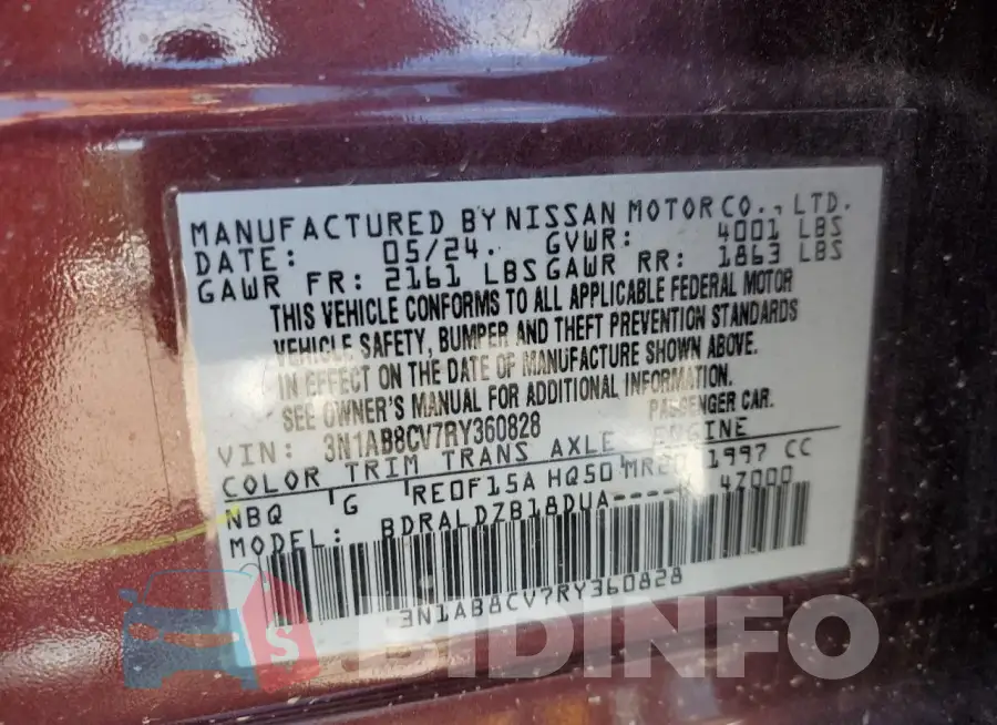3N1AB8CV7RY360828 Photo# 12