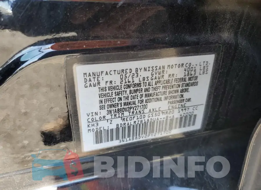 3N1AB8DV2PY271700 Photo# 13