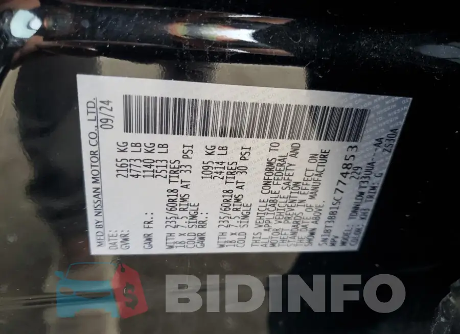 5N1BT3BB1SC774853 Photo# 13