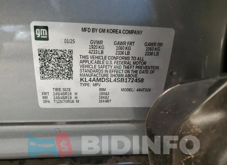 KL4AMDSL4SB172458 Photo# 12