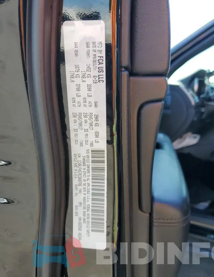 1C4RJFAG7KC808706 Photo# 13