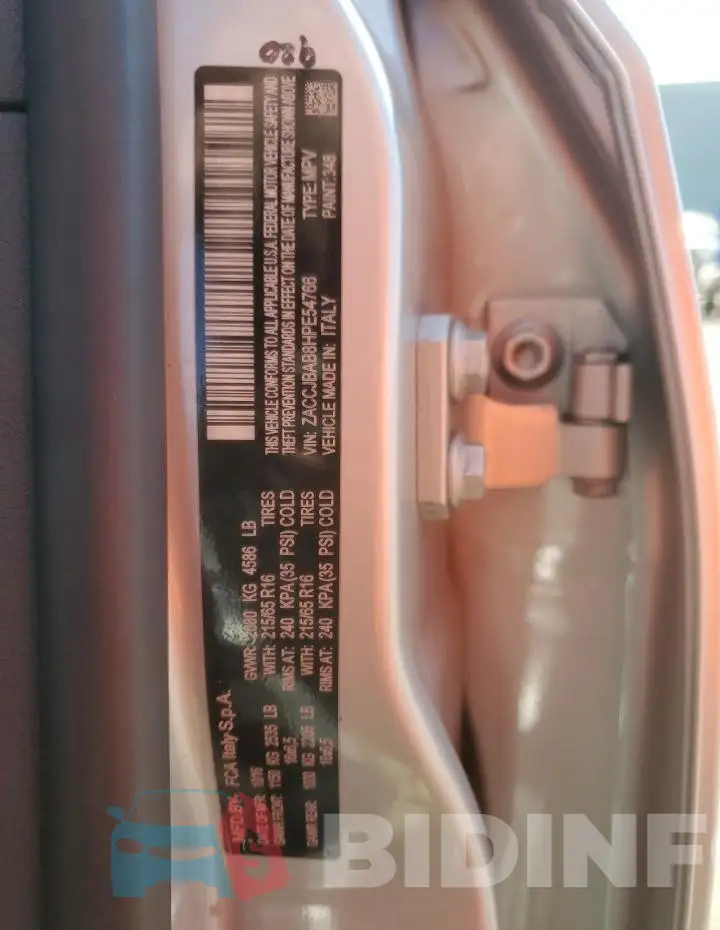 ZACCJBAB8HPE54766 Photo# 13