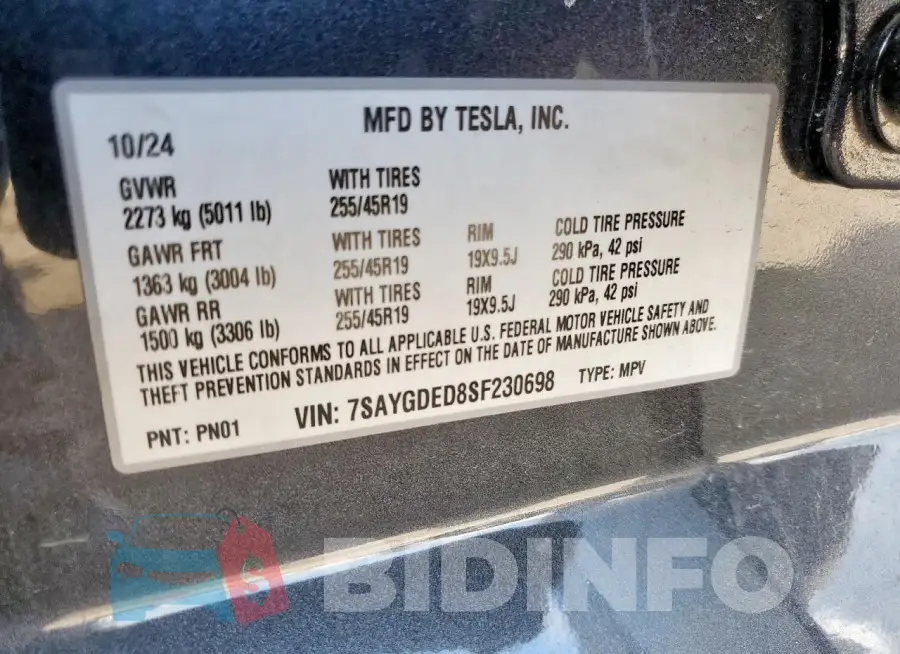 7SAYGDED8SF230698 Photo# 13
