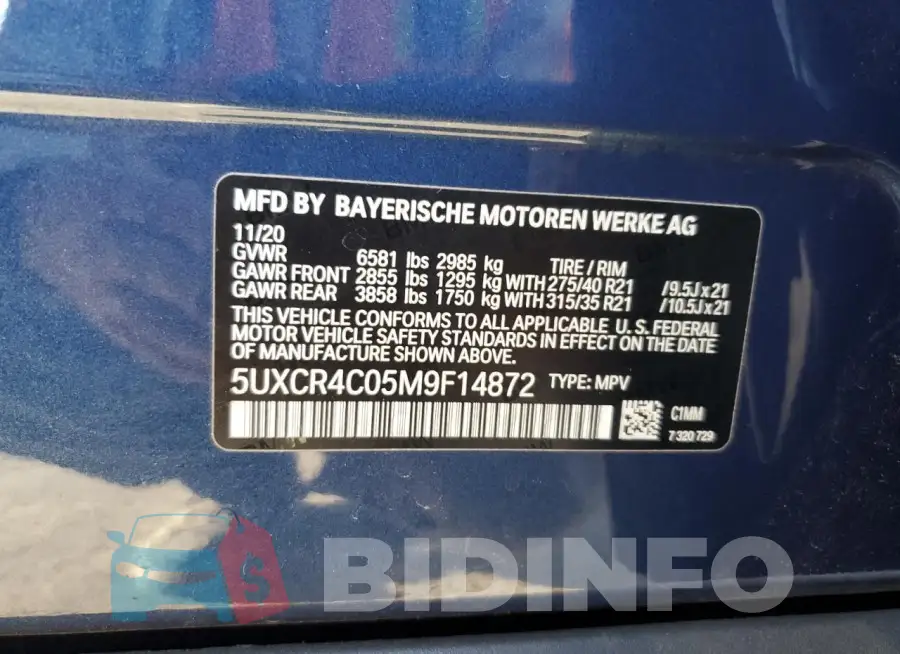 5UXCR4C05M9F14872 Photo# 14
