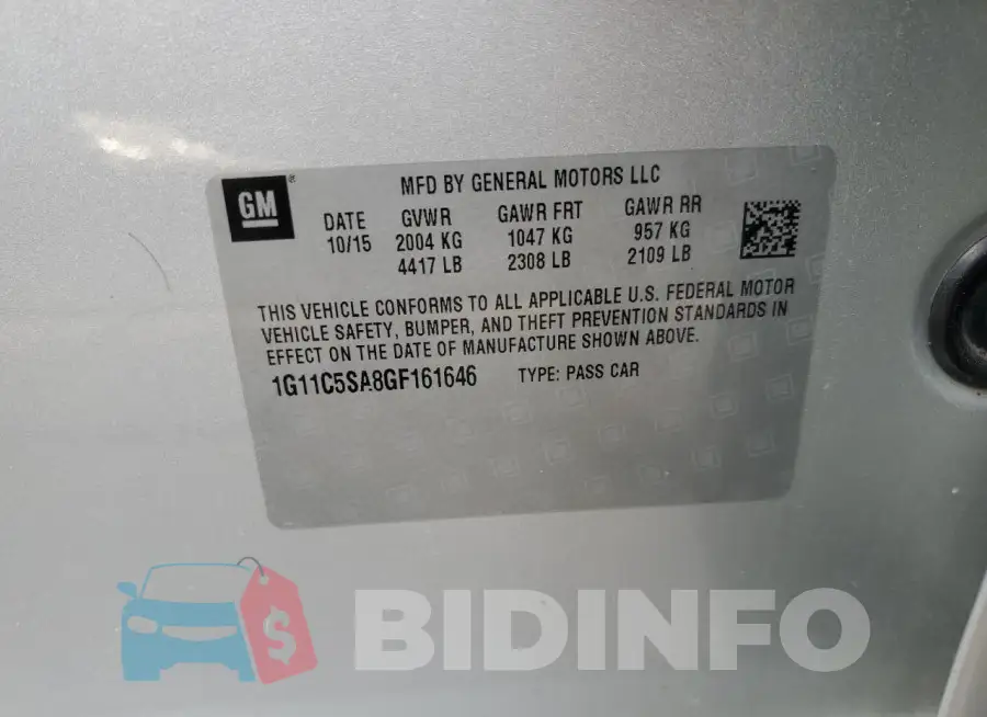 1G11C5SA8GF161646 Photo# 12