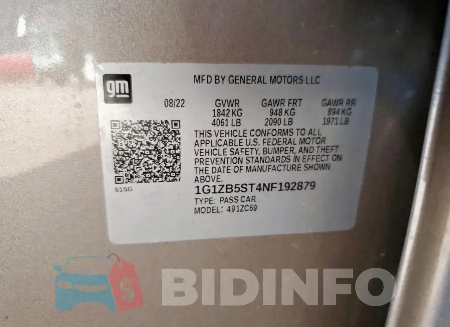 1G1ZB5ST4NF192879 Photo# 12