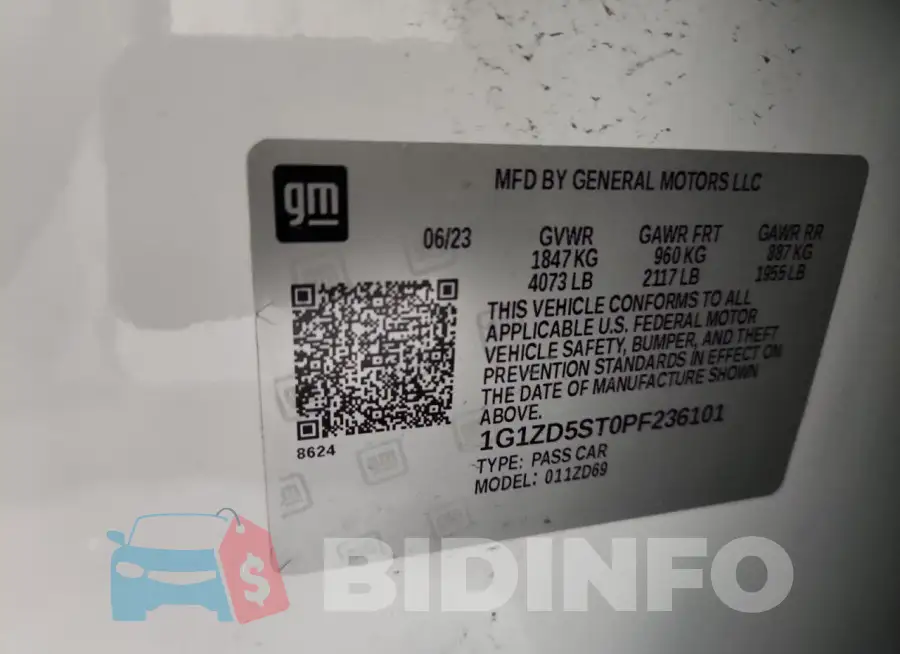 1G1ZD5ST0PF236101 Photo# 13