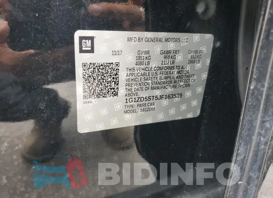 1G1ZD5ST5JF163539 Photo# 12